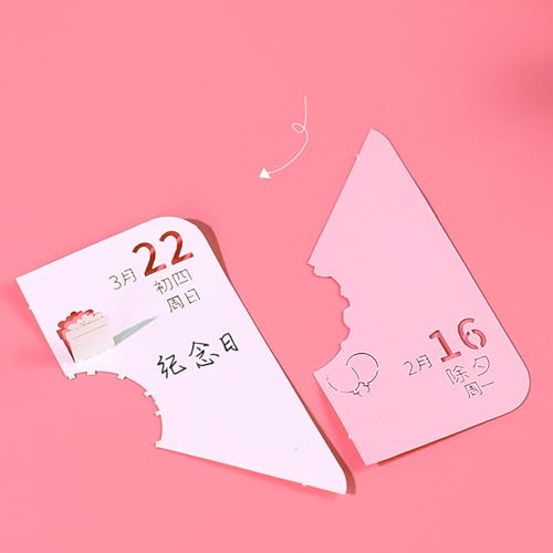 Calendrier de Bureau 3D 2026 Bloc-Notes Mémo Décoration Maison - 7