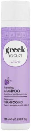 HASKGreek Yogurt Repairing Shampoo Blueberry & Acai, 10.1 FL OZ Bottle