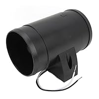 JTLB Belüftungs-Inline-Kanalventilator, 12 V, 5 Flügel, Hoher Luftstrom, Leiser Betrieb, Abluftventilator Wohnmobil, Boot, Yacht, 7,6 Cm