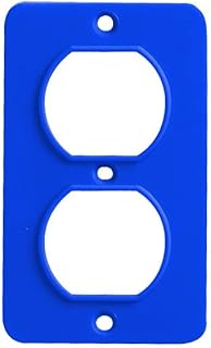 Coverplate 1-Gang, Blue Duplex For Portable Outlet Box (6000 Series)