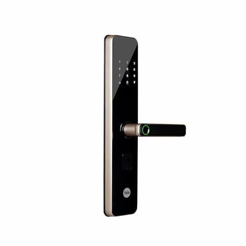 Image of Yale YDME 200 NxT Smart Door Lock | Fingerprint, PIN, RFID & Mechanical Key | Biometric Digital Lock for Home & Office |