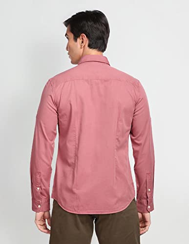 Image of U.S. Polo ASSN. Men Cotton Solid Regular Fit Shirt