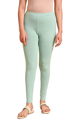 Image of W for Woman Women's Regular Fit High Rise Coral Cotton Jersey Tights