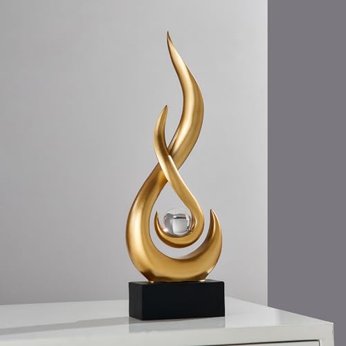 Estatua Decorativa Llama Moderna de Resina 11.8" miniatura 1