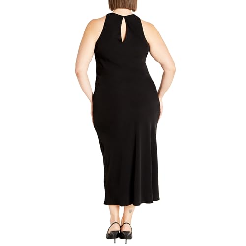 Image of City Chic Plus Size Dress, Halter Slip Dress