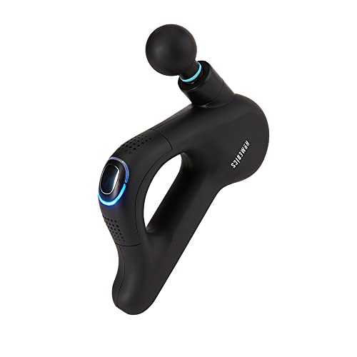 HoMedics Therapist Select DuoTemp Pro Percussion Massager, 6 Interchangeable Attachments, Instant Hot & Cold Peltier Technology, High-Intensity Percussion Massage, 4 Speeds, Pressure Sensor Technology