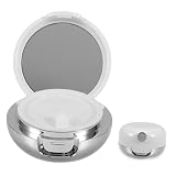 WOONEKY Lip Mask Jar with Lip Brush Mirror Lid Container Organized Makeup Storage for Women