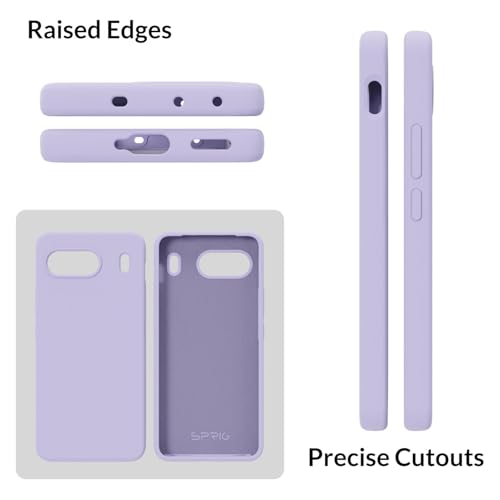 Image of SPRIG Compatible with OnePlus Nord 4 Premium SilkTone Back Cover Drop Tested Shock Proof Mobile Case for Men, Women, Boys and Girls with Camera Protection (Light Purple)