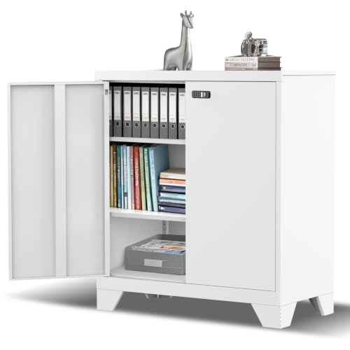 Metallschrank mit Zahlenschloss, Aktenschrank Abschließbar mit...