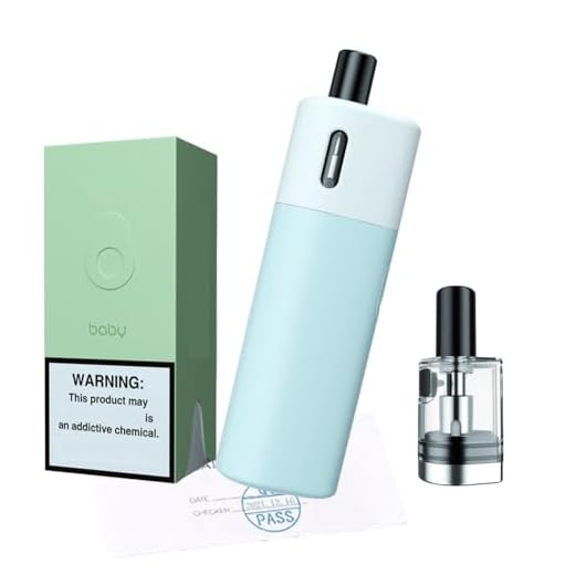 VAPTIO Avocado Baby Pro Kit Cigarette électronique 1300mAh 25W Vape Pen Kit avec 0,6ohm Pod, Pas de e-liquide pas de nicotine (Bleu)