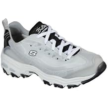 Skechers Women's D'Lites - Fresh Air Sneakers, White/Black