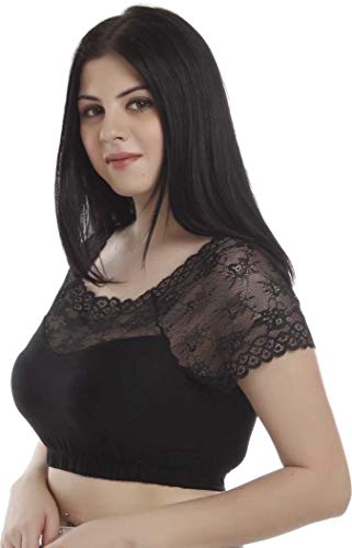 Image of You Forever Women's Spandex Short Sleeve Readymade Blouse