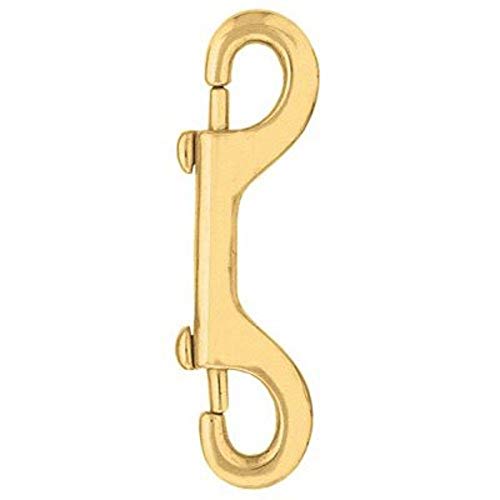Mousqueton double Weaver Cuir 162 pour organiser vos longes et attaches au quotidien