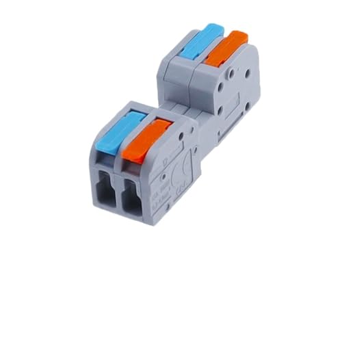 CZKE Docking Mini Quick Wire Connector Universal Compact Electrical Wiring Connectors Push-in Butt Conductor Terminal Block(DF-2