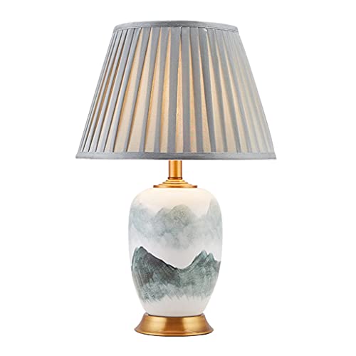 Lampe de table en céramique chinoise moderne pour salon et chambre