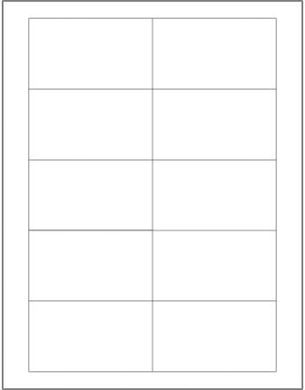 1 000 3 2 X 2 Indianapolis Mall Sheet Rectangle Labels 10 White Laser