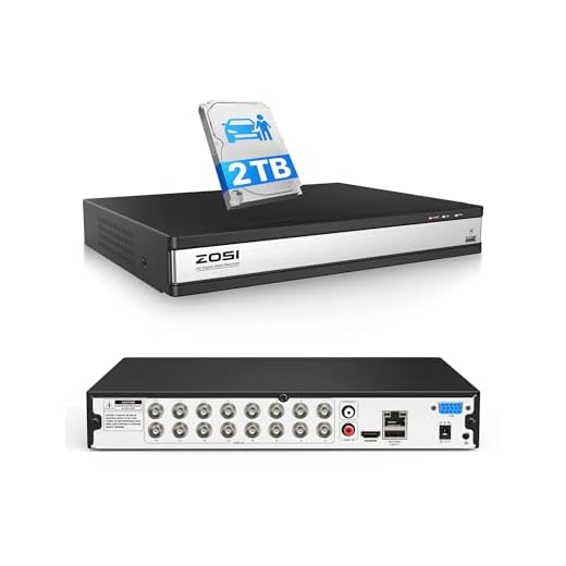 ZOSI 16 Channel H.265+ Security DVR