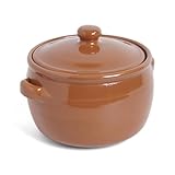 Amazing Cookware - Pentola in Terracotta Naturale, capienza 1,5 l