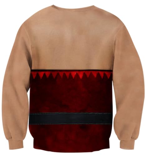 Bauble Bust Elf Costume Sweatshirt, alternative view 3