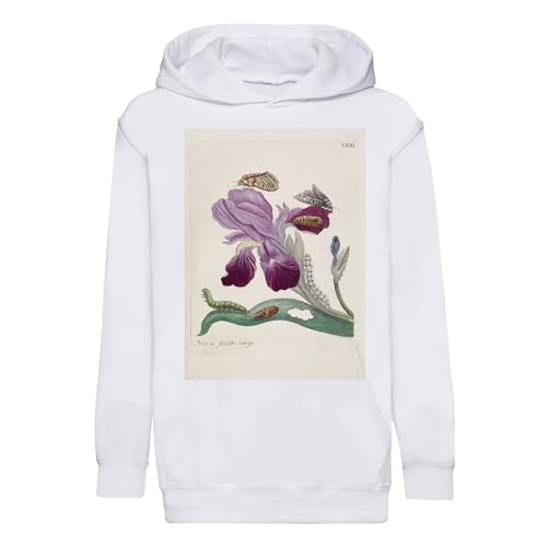 Sweat à capuche enfant Iris Papillons idée cadeau anniversaire original