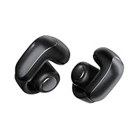 Bose Ultra Open Bluetooth Earbuds with OpenAudio Technology, Open Ear Wireless Earbuds, Up to 48 Hours of Battery Life, Black