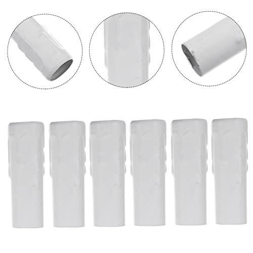 Fourreau bougie lustre E12 fer suspension luminaire cache douille - 2