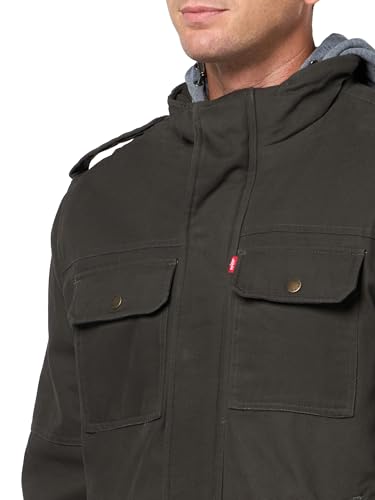 Image of Levi's Men's Hooded Utility Jacket