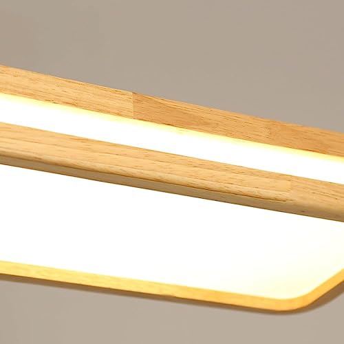 Suspension LED 36W rustique en cuir idéale au-dessus d'un bar long - 7