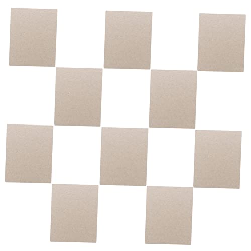 ZUNOXAZ 10 piezas Cubierta de Mica para Microondas Alta Temperatura Aislante y Recortable Accesorios de Microondas