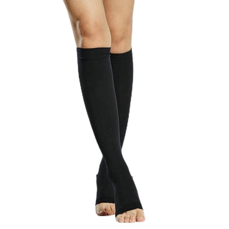 Medical Antiskid Varicose Veins, Graduate Calibrated, Compression Socks, Stocking Improve Blood Circulation, Varicose Vein, Aching Legs, Pain Relief, Compression Sleeve with Anti Slip, Grade-III High Pressure-image-13