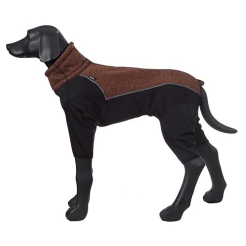 Rukka Pets Subrima Hunde-Overall aus gestricktem Fleece, Schwarz