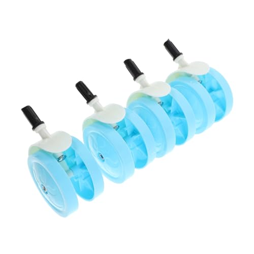 4個ベビー用歩 車 音 キャスター 室内使用に 適な 軟 耐 耗設計