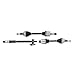Front CV Axles W/Intermediate Shaft Replacement Parts For Dodge Journey 3.6L 2011 2012 2013 2014 2015 2016 2017 2018 2019