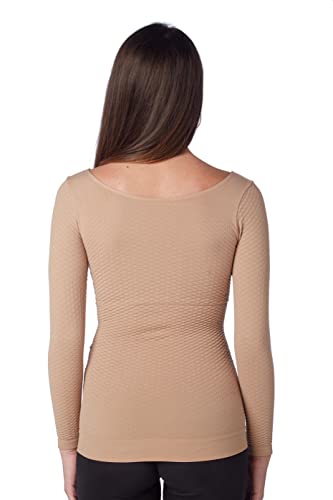 CzSalus Flat Knit K1 Long-Sleeved Women Compression Vest to Alleviate The discomforts of Lipoedema, Lymphoedema2