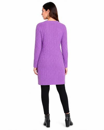 Image of HAUTEMODA Women's Wool Banded Collar Cardigan