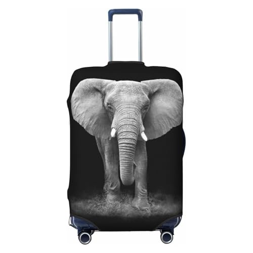 Indian Elephant Travel Luggage Covers - Elasticity Suitcase Covers Protector for Luggage 18-32 Inch