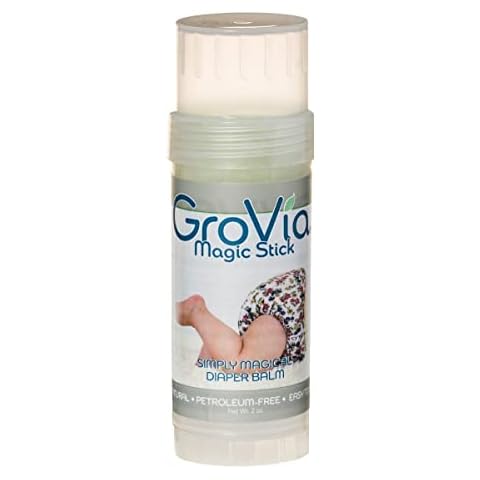 GroVia All Natural Magic Stick Baby Diaper Balm for Baby Diapering (2 oz) Cover