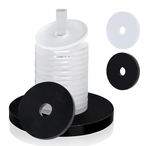Connextion Schockbesteck Schocken Set Mit 14 Acryl-Scheiben und Ständer Schock Besteck Für Schocken Spiel Knobeln Jule Meiern Maxen Mörkeln Schwarz und Weiss