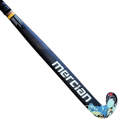 Mercian Elite CKF90i Indoor Field Hockey Stick 37.5" Ultimate Carbon/Splash 37.5"