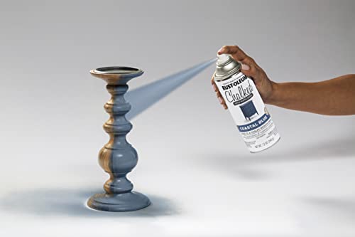 Image of Rust-Oleum 302598 Series Chalked Ultra Matte Spray Paint, 12 Ounce (Pack of 2), Coastal Blue