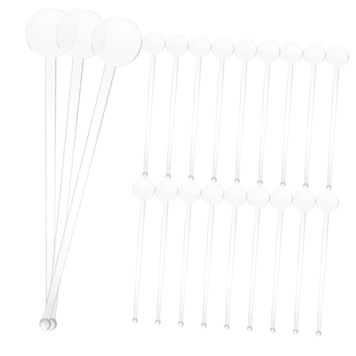 SOLUSTRE 160pcs Reusable Drink Stirrer Cocktail Swizzle Sticks for Juice Iced Tea and Beverages for Parties Bars Weddings and Family Gatherings