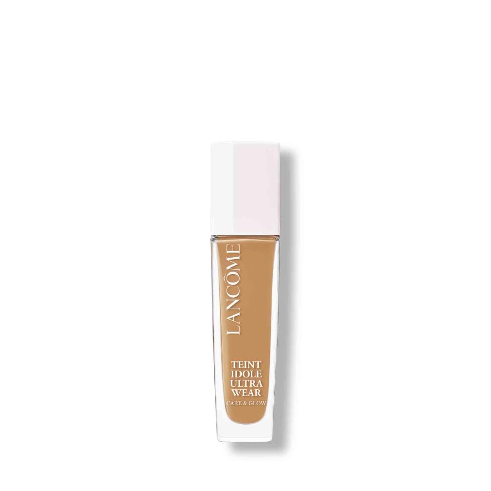 Lancôme Teint Idole Ultra Wear Care & Glow Foundation with Hyaluronic & Mandelic Acid, Medium Buildable Coverage, Up to 24H Glow Finish & SPF 25, Shade: 405W, Medium/Warm Golden Undertones, 30ml