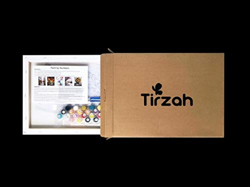 Tirzah Malen nach Zahlen mit Rahmen 30 x 40 DIY Leinwand Tier Bilder für Erwachsene und Kinder Gemälde Anfänger - Neon… – Bild 7