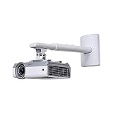La resistente estructura de acero del stand del proyector permite que este proyector de pared se comporta de hasta 33 libras.
