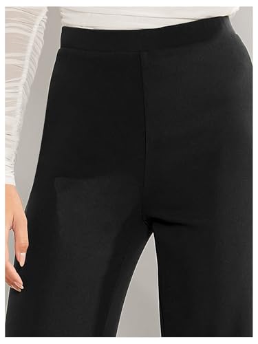WDIRARA Women's High Waisted Wide Leg Pants Work Office Business Trousers4
