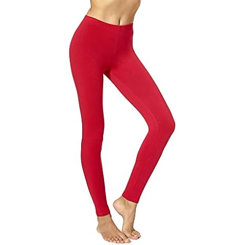 No Nonsense Red Hot Women's Leggings Cover