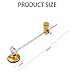 IYUANWH Circular Glass Cutter, Polished Metal Compass Circle Glass Cutting Tools, 360° Cutter Head, 1/8 to 1/2 Thickness, Versatile for Cutting Glass, Mirrors, Stained Glass