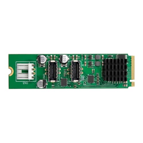 Carte d'extension M.2 ASM3142 USB 3.1 Type-E pour transfert de données industriel rapide - 2
