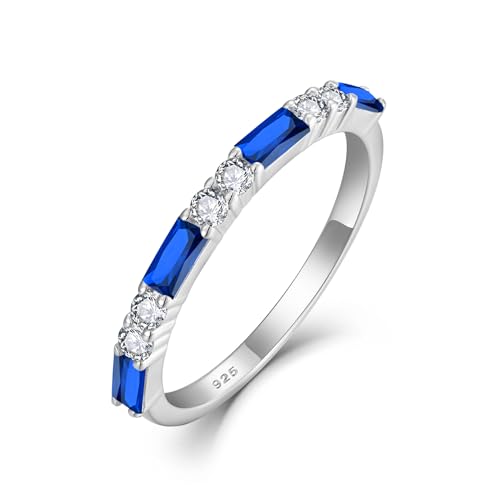 Inpasne Eternity Sapphire Ring