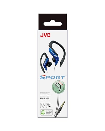 JVC, HA-EB75-AN-U Adjustable Sport Clip Earphones (Blue) - Image 3